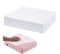 Grevosea 200 Sheets Nail Dust Collector Filter Paper Disposable Nail Dust Filters for Most of Nail Dust Collector Machine Nail Vacuum Dust Collector Nail Tech for Nail Salon Spa Home(White)