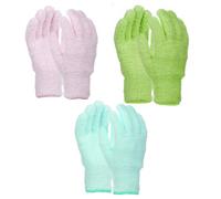 Grevosea 3 Pairs Microfiber Cleaning Gloves - Washable & Reusable Dusting Mittens for Household Plants Cars Blinds Furniture & Small Objects