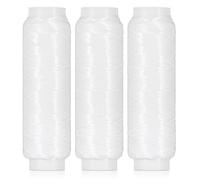 Grevosea 3 Pcs Clear Fishing Line, 0.2mm Invisible Nylon Bait Thread Elastic Fishing String Stretchy Fishing Line for Crafts Salmon Sturgeon Bass Catfish Bait Keeper (25m Per Spool)