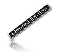 Grevosea 3D Car Limited Edition Logo Stickers Silver Metal Car Stickers Emblem Badge Car for Auto Moto Motorcycle Windows Door PC Tablet Laptop Accessories Tuning Gift