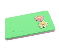 Grevosea Clay Mat, 5 Holes Fondant Foam Pad Silicone Sponge Mat Nonstick Paste Fondant Cake Flower Drying Mat Clay Modeling Tool for Sugarcraft Cake Decoration