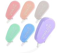 Grevosea Correction Tapes, 6 Pack Whiteout Correction Tape Dispenser, Easy To Use Applicator for Instant Corrections Correct Wrong Writing At Any Time For school Office 6.5 * 3 cm/2.55 * 1.18 inch