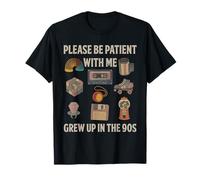Grew Up in the 90s | Retro Nostalgic Throwback Design T-Shirt