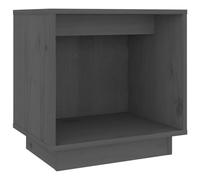 (grey, 1) vidaXL 1/2x Solid Wood Pine Bedside Cabinet Storage Side Table Multi Colours