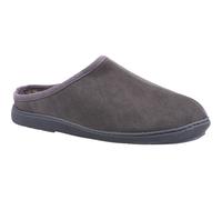 (Grey, 10 (Adults')) Hush Puppies Ashton Suede Men's Grey Slippers
