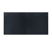 vidaXL Grey Bamboo Rug 100x200 cm - Rectangular Floor Covering with Anti-Slip for Living Room, Lounge Area, Office, Inside Spaces, Water-Resistant and Easy to Clean/Area Mat