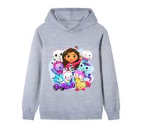 (grey, 100cm) Gabby's Dollhouse Printed Hoodie for Middle and Large Children B1091