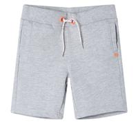 (grey, 104 (3-4y)) Kids' Shorts with Drawstring Elasticated Waistband Shorts Children's Pants