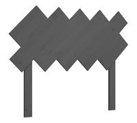 (grey, 104 x 3 x 80.5 cm) vidaXL Bed Headboard Home Bedroom Decorative Bed Header Panel Solid Wood Pine