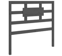(grey, 105.5 x 4 x 100 cm) vidaXL Solid Wood Pine Bed Headboard Wooden Bed Header Multi Colours/Sizes