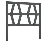(grey, 106 x 4 x 100 cm) vidaXL Bed Headboard Home Bedroom Decorative Bed Header Panel Solid Wood Pine