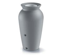 (Grey, 120 L) Rainwater Tank Water Butt Garden Storage Barrel Container 230L 120L + Connectors