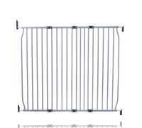 Safetots Screw Fit Metal Baby Gate, Grey, 120Cm - 130Cm
