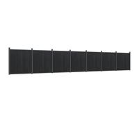 (grey, 1218 x 186 cm) vidaXL Fence Panel Patio Outdoor Privacy Fence Board Garden Picket Fence WPC