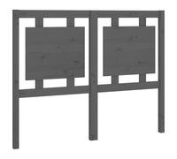 (grey, 125.5 x 4 x 100 cm) vidaXL Bed Headboard Home Bedroom Decorative Bed Header Panel Solid Wood Pine