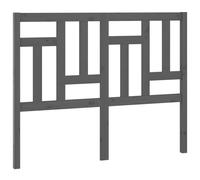 (grey, 125.5 x 4 x 100 cm) vidaXL Bed Headboard Home Bedroom Decorative Bed Header Panel Solid Wood Pine