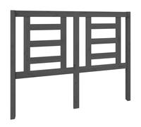 (grey, 126 x 4 x 100 cm) vidaXL Bed Headboard Bedroom Bed Header Decorative Headboard Solid Wood Pine