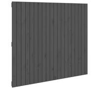 (grey, 127.5 x 3 x 110 cm) vidaXL Solid Wood Pine Wall Headboard Bed Header Multi Colours Multi Sizes