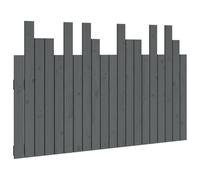 (grey, 127.5 x 3 x 80 cm) vidaXL Solid Wood Pine Wall Headboard Bedroom Bed Header Multi Colours/Sizes