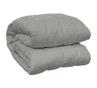 (grey, 137 x 200 cm/10 kg) vidaXL Weighted Blanket Bedding Anxiety Blanket Bedroom Quilt Blanket Fabric
