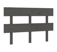 Vidaxl Bed Headboard Grey 138X3X81 Cm Solid Wood Pine
