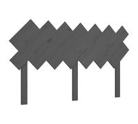 (grey, 141 x 3 x 80.5 cm) vidaXL Bed Headboard Home Bedroom Decorative Bed Header Panel Solid Wood Pine