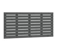 (grey, 146 x 3 x 63 cm) vidaXL Wall Headboard Bedroom Bed Header Decor Bed Headboard Solid Wood Pine