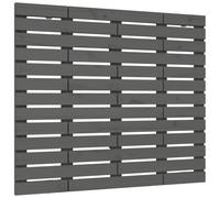 (grey, 146 x 3 x 91.5 cm) vidaXL Wall Headboard Bedroom Bed Header Decor Bed Headboard Solid Wood Pine