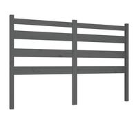 (grey, 146 x 4 x 100 cm) vidaXL Bed Headboard Bedroom Bed Header Decorative Headboard Solid Wood Pine