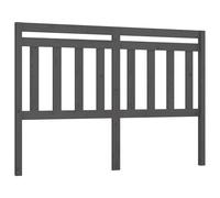 (grey, 146 x 4 x 100 cm) vidaXL Bed Headboard Home Bedroom Decorative Bed Header Panel Solid Wood Pine