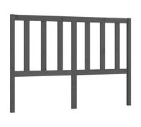 (grey, 146 x 4 x 100 cm) vidaXL Solid Wood Pine Bed Headboard Bedroom Furniture Multi Colours/Sizes