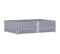 (grey, 150 x 100 cm/ 2 pcs) vidaXL Pallet Collars Garden Raised Bed Vegetable Planter Box Solid Wood Pine