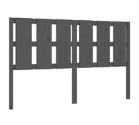 (grey, 155.5 x 4 x 100 cm) vidaXL Bed Headboard Home Bedroom Decorative Bed Header Panel Solid Wood Pine