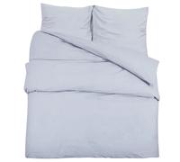 (Grey, 155 x 220 cm + 80 x 80 cm) vidaXL 1/2x Duvet Cover Set Light-weight Microfiber Multi Colours Multi Sizes