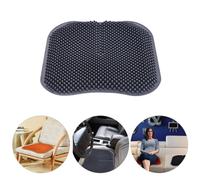 (Grey) 16.5 inch Silica Gel Car Seat Cushion