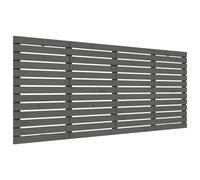 (grey, 166 x 3 x 91.5 cm) vidaXL Wall Headboard Bedroom Bed Header Decor Bed Headboard Solid Wood Pine