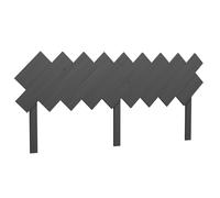 (grey, 178 x 3 x 80.5 cm) vidaXL Bed Headboard Home Bedroom Decorative Bed Header Panel Solid Wood Pine