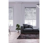 (Grey, 180 cm Width x 165 cm Drop) VELVET CRUSHED ROLLER BLIND