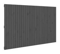 (grey, 185 x 3 x 110 cm) vidaXL Solid Wood Pine Wall Headboard Bed Header Multi Colours Multi Sizes