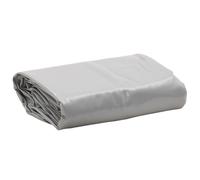 (grey, 2.4 m) vidaXL Tarpaulin Cover Ground Sheet Outdoor Waterproof Camping Tarp Cover