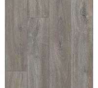 Grey 2.4mm Thick Vinyl Sheet Antislip Wood Effect Vinyl Flooring For Bedroom Living Room Dining Room-4M(13'1") X 3M(9'9")-12M²