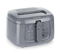 (GREY) 2.5L Deep Fat Fryer Chip Electric Non-Stick Pan & Safe Basket Handle With Window