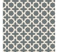 Grey 2.6mm Vinyl Flooring Designer Geometric Vinyl Plank For Domestic & Light Office Use-3M(9'9") X 4M(13'1")-12M²