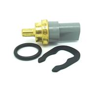 Grey 2 pin Water Coolant Temperature Gauge Sensor 06A919501A Temp Sender Clip & O ring Compatible with VW Group Vehicles Skoda SEAT etc.