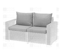 (Grey, 2 Seater - 4 Pieces ) CUSHION PADS FOR KETER ALLIBERT GARDEN FURNITURE