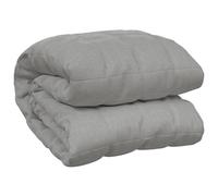 (grey, 200 x 200 cm/13 kg) vidaXL Weighted Blanket Bedding Anxiety Blanket Bedroom Quilt Blanket Fabric