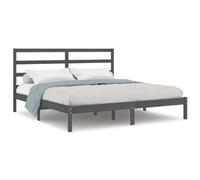 (grey, 200 x 200 cm) vidaXL Solid Wood Pine Bed Frame Wooden Platform Bed Multi Colours Multi Sizes