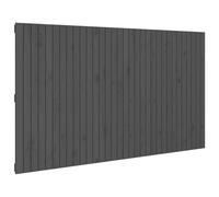 (grey, 204 x 3 x 110 cm) vidaXL Solid Wood Pine Wall Headboard Bed Header Multi Colours Multi Sizes