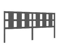 (grey, 205.5 x 4 x 100 cm) vidaXL Bed Headboard Home Bedroom Decorative Bed Header Panel Solid Wood Pine