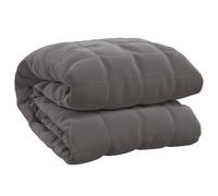 (grey, 230 x 220 cm/15 kg) vidaXL Weighted Blanket Bedding Anxiety Blanket Bedroom Quilt Blanket Fabric